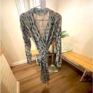 Vintage wrap dress.